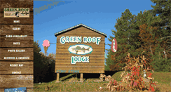 Desktop Screenshot of greenrooflodge.com